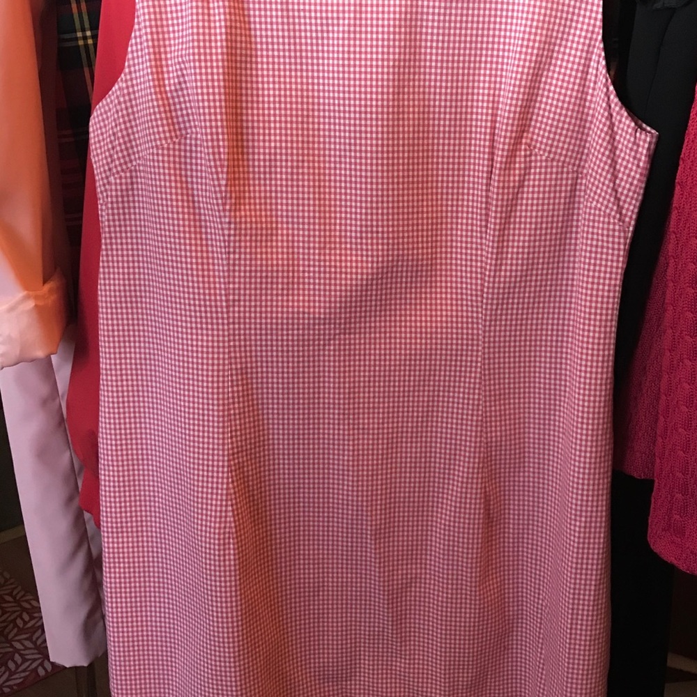 LL Bean Classic Gingham Shift Dress